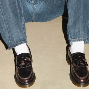 DR. MARTENS ADRIAN ARCADIA LEATHER TASSEL LOAFERS